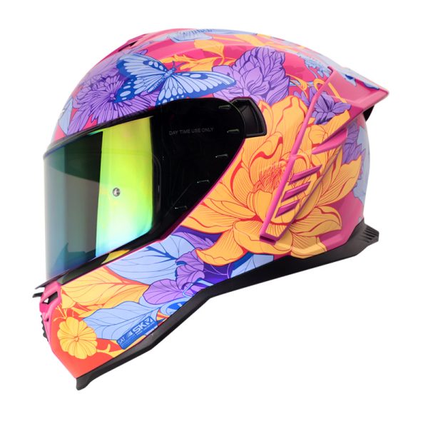 Casco Integral Shaft 598 GTR GYVERNY FUCSIA MORADO VISOR FUCSIA IRIDIUM