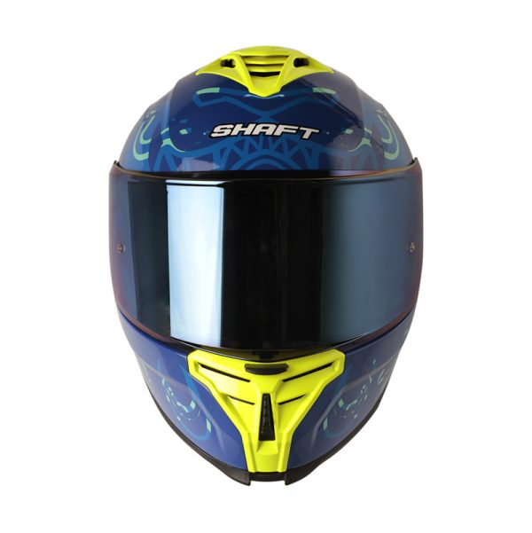 Casco Integral Shaft 598 GTR ADRENOCHROME AZUL VISOR AZUL IRIDIUM - Imagen 2