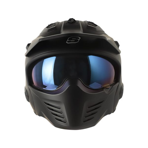 Casco Modular SHAFT 225 PILOT EVO SOLID NEGRO GRIS - Imagen 3