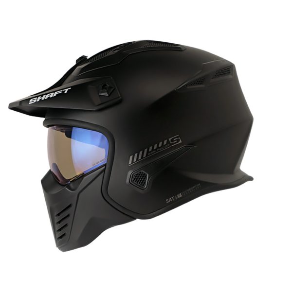 Casco Modular SHAFT 225 PILOT EVO SOLID NEGRO GRIS