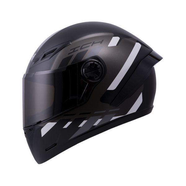 CASCO INTEGRAL ICH 501 FITAR NEGRO MATE GRIS VISOR HUMO