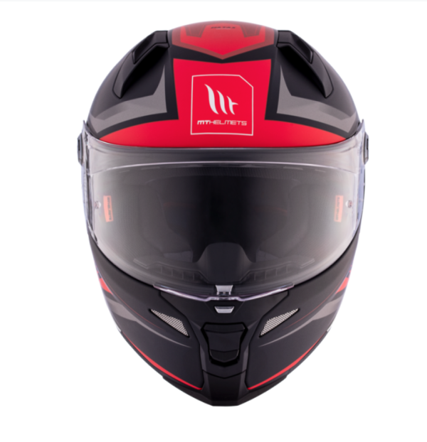 Casco Integral MT Revenge 2 110 B Hatax B5 Negro Rojo Mate - Imagen 3