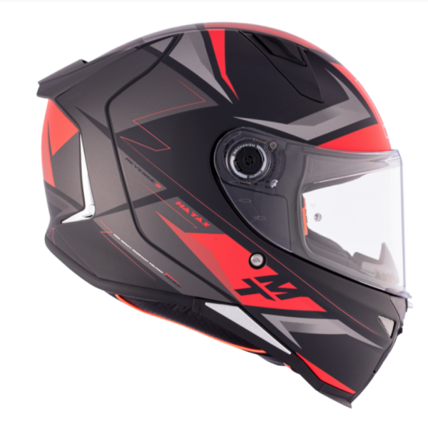 Casco Integral MT Revenge 2 110 B Hatax B5 Negro Rojo Mate - Imagen 5