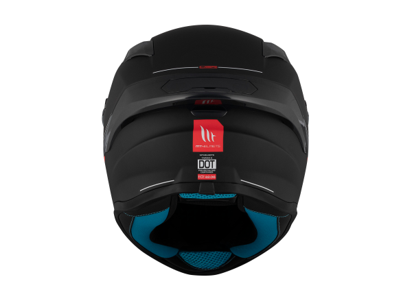 Casco Integral MT Targo S Solid A1 Negro Mate - Imagen 7