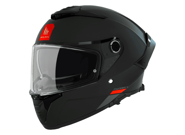 Casco Integral MT THUNDER 4 SV SOLID A1 NEGRO MATE - Imagen 2