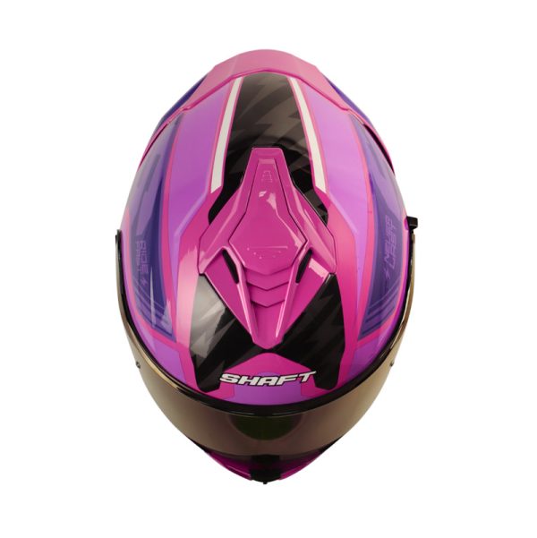 Casco Integral Shaft 598 GTR XEPA FUCSIA MORADO VISOR MORADO IRIDIUM - Imagen 3