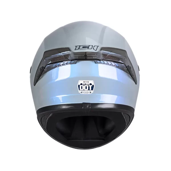 CASCO INTEGRAL ICH 503 SOLID CAMALEON GRIS VISOR AZUL - Imagen 3