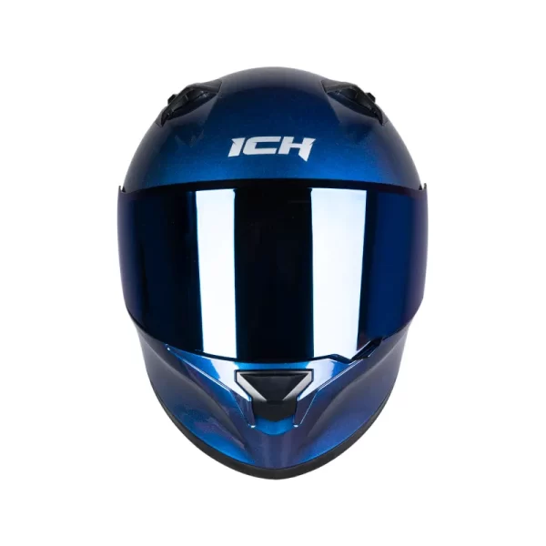 CASCO INTEGRAL ICH 503 SOLID CAMALEON AZUL - Imagen 2