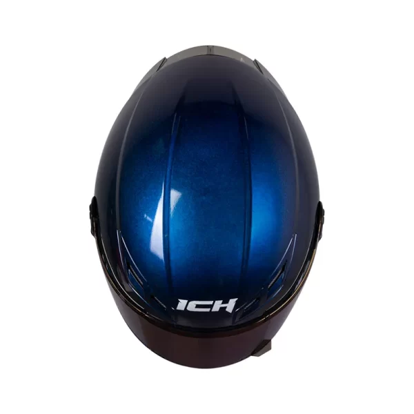 CASCO INTEGRAL ICH 501 SOLID CAMALEON AZUL - Imagen 5