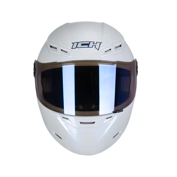 CASCO INTEGRAL ICH 501 SOLID GRIS BRILLO CAMALEON - Imagen 2
