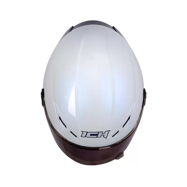 CASCO INTEGRAL ICH 501 SOLID GRIS BRILLO CAMALEON - Imagen 4