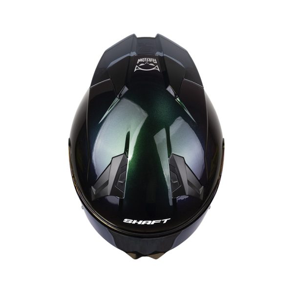 CASCO INTEGRAL SHAFT 560 EVO CAMALEON VISOR IRIDIUM AZUL - Imagen 3