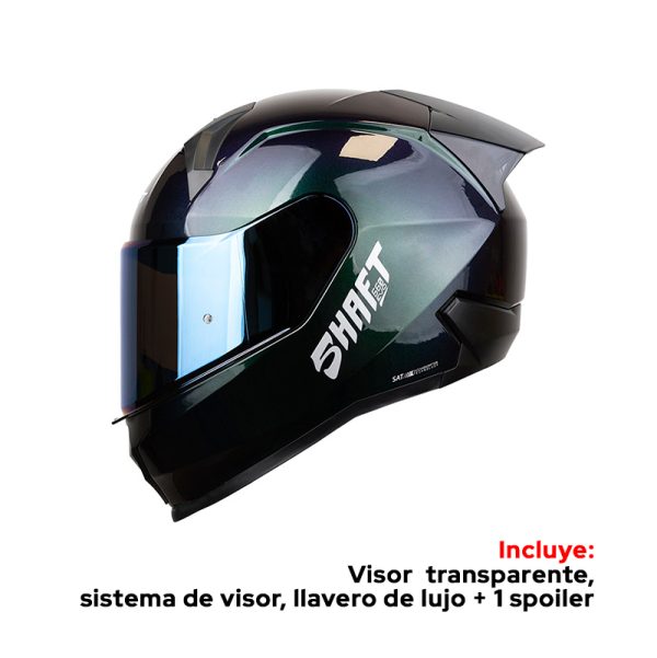 CASCO INTEGRAL SHAFT 560 EVO CAMALEON VISOR IRIDIUM AZUL