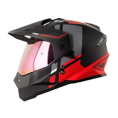 Casco-Hro-Mx-330Dv-Dry-Gris-Rojo-Visor-Iridium-Rojo-1-510x510